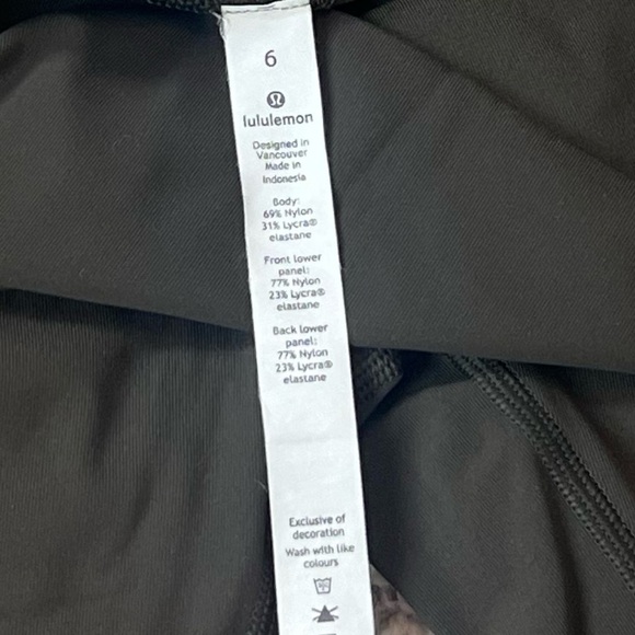 Lululemon Athletica High Rise All The Right Places Crop II 23” Sz 6 Dark Olive - Picture 13 of 14